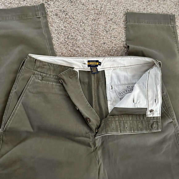 Ralph Lauren Vintage Chino - green - size 10 - Picture 2 of 4